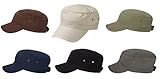 ECOnscious 100% Organic Cotton Twill Corps Hat - 6 Pack (Grey, Black, Navy, Brown, Stone, Army)