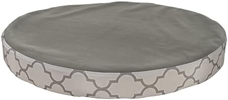 K9 Ballistics Orthopedic Round TUFF Velvet Nesting Bed Brindle Velvet/Lattice Ripstop - Medium (36")
