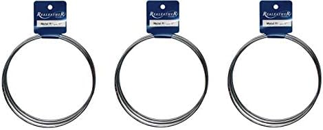 Realeather Crafts Zinc Metal Rings, 5-Inch, 4-Pack (Thrее Рack)