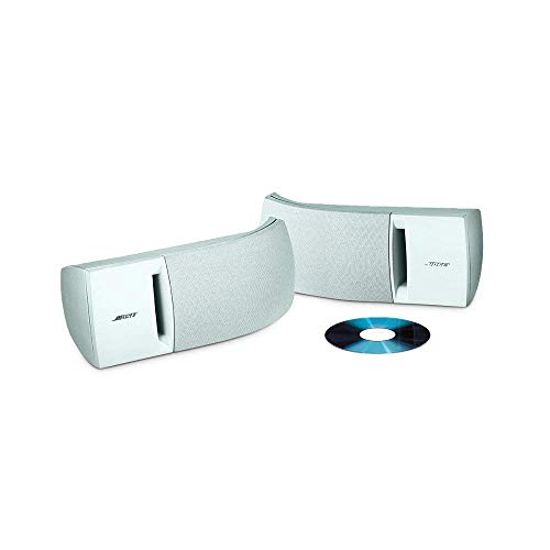 Bose 161 Speaker System (Pair, White) – Ideal for Stereo or Home Theater use (Renewed)