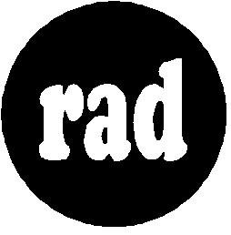 RAD Pinback Button 1.25" Pin / Badge