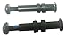 Axle Bolts w/Spacers for Crazy Cart V7+ (Set of 2)