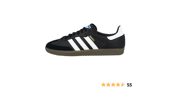 black samba trainers