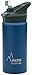 Laken Thermo Kids Vacuum Insulated Stainless Steel Leak Free Sports Water Bottle with Jannu Straw Cap, 17 oz, Blue
