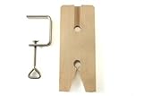 Euro Tool Plastic File Block and Clamp, 2-5/8 x 6-5/8 Inches - 416830, beige