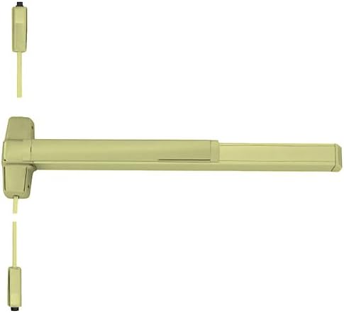 Von Duprin 9827EO-F 3 US3 98 Series Surface Vertical Rod Exit Device, Satin Chrome