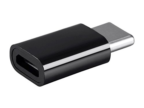 Monoprice USB-C Male to Micro B Female Adapter, Black