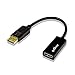 gofanco® Gold Plated 4K 30HZ DisplayPort to HDMI Adapter - Black, Male to Female for DisplayPort Enabled Desktops and Laptops to Connect to HDMI Displays (DPHDMI4K)