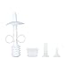 Hongfa Pet Syringe Milk Nursing Bottles Set Newborn Puppy Bottles for Nursing, Oral Syringe for Kitten Puppy,2pcs Replaceable Soft Tip