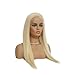 Licoville 613 Lace Front Wig Short 14 Inch Straight Blonde Human Hair Wigs Pre Plucked Bleached Knots 150% Density Brazilian Glueless Lace Frontal Wigs 13x4 Free Part