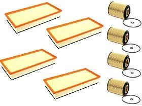 VW Touareg 4.2 (04-06 HD) oil and air filters KIT _8pcs OEM