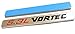 2pcs 5.3L Vortec Hood 5.3 L Emblems Engine Badge 3D Replacement for Z71 GMC Sierra (Chrome)