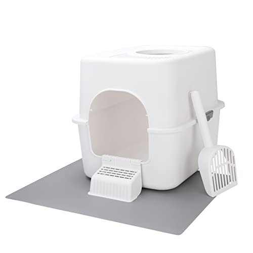 Sfozstra Cat Litter Box with Lid, Fully Enclosed