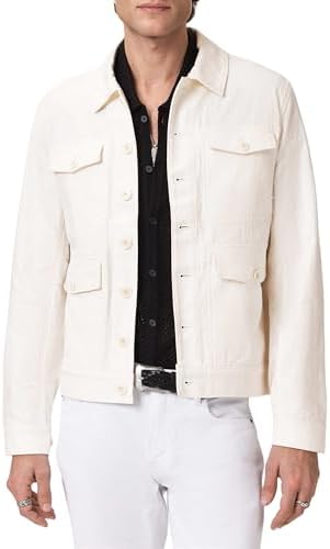 Theory Mens River Jacket in Neoteric Twill Fog X-Small at Amazon
