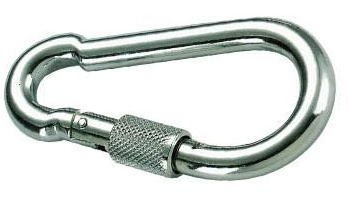 Stainless-Steel-Carabiner-Spring-Snap-Hook-with-Screw-Lock-Silver-516-Inch Stainless-Steel-Carabiner-Spring-Snap-Hook-with-Screw-Lock-Silver-516-Inch
