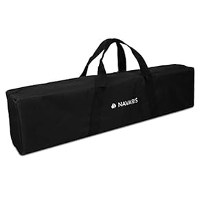 Navaris Bambus Campingtisch faltbar - Klapptisch belastbar bis 30kg für Outdoor Camping Angeln - Tisch Aluminium Beine… – Bild 8