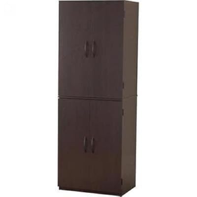 Cherry Storage Cabinet Kitchen Pantry Organizer Wood Furniture