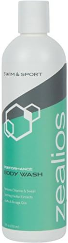 Zealios Swim & Sport Body Wash with Aloe Juice and Jojoba Oil - 12 oz by Zealios
