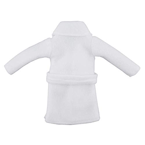 yamaso Santa Couture Clothing for elf Doll (Fluffy Vest+ Plaid Skirt + Bathrobe)