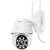 Security Camera Outdoor, TOURALLE 1080P Pan/Tilt 2.4G WiFi Home Security Surveillance, IP Camera with IP65 Waterproof…