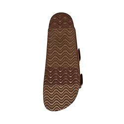 Madden Girl Women's Bodiee Slide Sandal, Chestnut