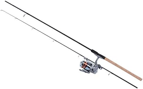 BLACKROCK 7ft Carbon Fishing Rod and Reel Spinning Combo - Rated 10-30g C.W. Full Cork Handle Sic Guides and 40FD Fixed Spool Reel Pre Loaded 10lb Mono - Ideal Starter or Back Up Set