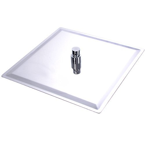 12'' Square Stainless Steel Rain Shower Head Rainfall Bathroom Top Sprayer New - Thumbnail 2