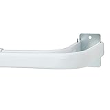 Bali Blinds Double Curtain Rod, 28-48", White