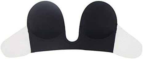 Womens Invisible Bras Self Adhesive Push Up Bra Seamless Backless Bra Deep U Strapless Bra