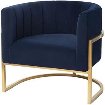 Amazon.com: MEXIYA Havana Living Room Chairs Modern Navy ...