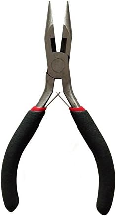 PekH Pliers Electrical Micro Sofe Metal Wire Cutters Cutting Side Flush Cutting Pliers Diagonal Cutting Pliers (Long Nose without Teeth)