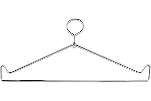 Radiation Lead Apron Hangers, Chrome, Heavy Duty Silver Metal Hanger ATTENUTECH Metal Hanger (Closed)
