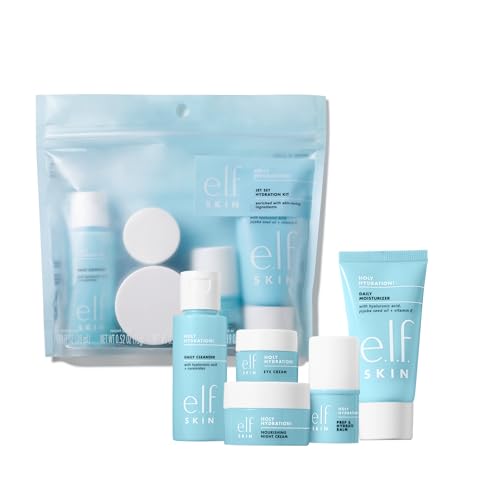 e.l.f. SKIN Holy Hydration! Jet Set Hydration Kit, Travel Friendly Hydrating Sk…