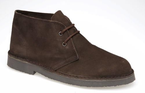 dark brown desert boots