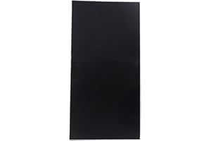 SHENGSUI 1pc Black 1Ply Blanks Sheet Rectangle Inlay Veneer for DIY or Professional Inlay Embellishments for Guitar