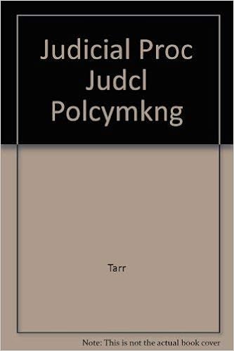 Amazon Com Judicial Process And Judicial Policymaking 9780314027757 Tarr G Alan Books