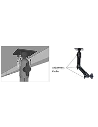Mini proyector soporte de techo, soporte de pared ajustable para Mini proyector con agujero de tornillo 1 4