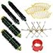MZY LLC 2 Bristle Brushes & 2 Flexible Beater Brushes & 3 Side Brushes 6-Armed & 3 Filters & Brush Cleaning Tool Pack Mega Kit for Roomba 500 Series 510, 530, 535, 540, 560, 570, 580, 610 Vacuum