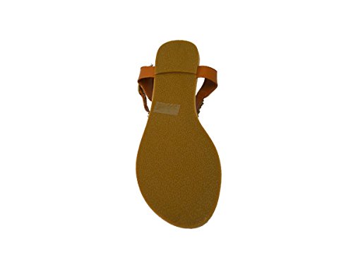 Women's Sandals Studded Comfy Classic Flats (GS-6340) Nude 7/8 M US- Buy  Online in Angola at Desertcart - 25730876.