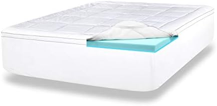 Viscosoft 4 Inch Pillow Top Gel Memory Foam Mattress Topper Queen