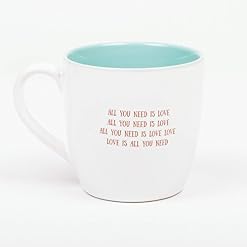 Lyrical Mug – Ensemble-cadeau de Tasse et Soucoupe Céramique avec paroles de chanson « Amour2 » – John Lennon & Paul McCartney – Autorisé par SONY / ATV – thumbs up! – 1001708 - Les Beatles, Paul McCartney, John Lennon, RIngo Starr, George Harrison Lyrical Mug - Ensemble-cadeau de Tasse et Soucoupe Céramique avec paroles de chanson "Amour2" - John Lennon & Paul McCartney - Autorisé par SONY / ATV - thumbs up! - 1001708 – Image 4