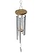 Brooklyn Basix Freedom Chime for Patio, Garden, Terrace and Balcony - Beautiful Outdoor Decor - Easy to Install Wind Chimes - Durable and Hand Tuned (Natural/Matte Silver, Medium 29