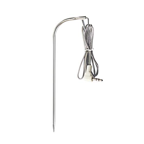 Replacement Waterproof Meat Probe 2pc Compatible With TRAEGER BBQ Grills, 3.5 mm plug Meat BBQ Digital Thermostat Probes,Set of 2