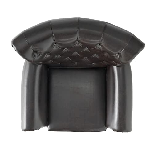 Christopher Knight Home Greggory Leather Club Chair, Hazelnut Pricepulse