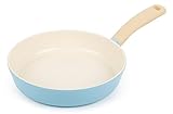 Neoflam Retro Cast Aluminum Frying Pan with Soft-Touch Handle and Ceramic Non-Stick Coating Skillets, 10