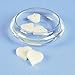 Heart Floating Candles White (Pack of 12); Bowl not included