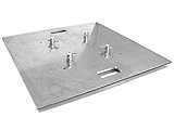 Global Truss Base Plate 30x30A, Aluminum with Handles