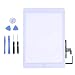 Touch Screen Digitizer for 2017 iPad 9.7 - Front Glass Replacement with Home Button & Tool Repair Kit (A1822, A1823) - White primary