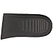 Height Increase Elevator Shoes Faux Leather Upper Half Insole - 1 Inches Taller (Black)