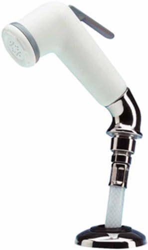 SHOWER HANDSET with ELBOW WHITE